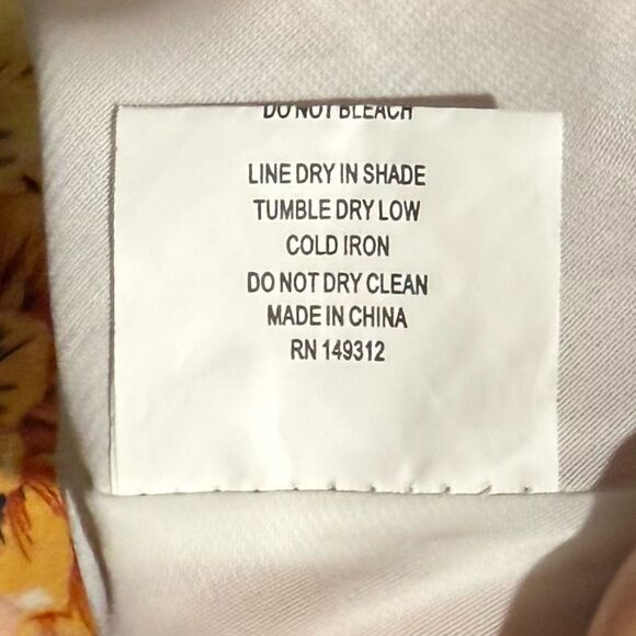 Hello Molly Sunlight Snaps Floral Midi Dress in Yellow Orange Flowers M NWOT - Picture 9 of 12